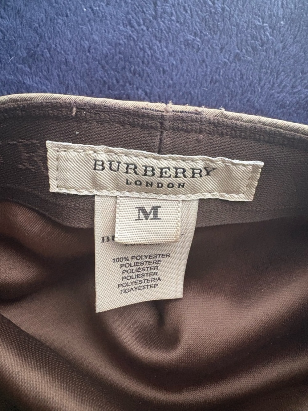 Burberry Brown Tan Women’s Casual Cap - Picture 3 of 4